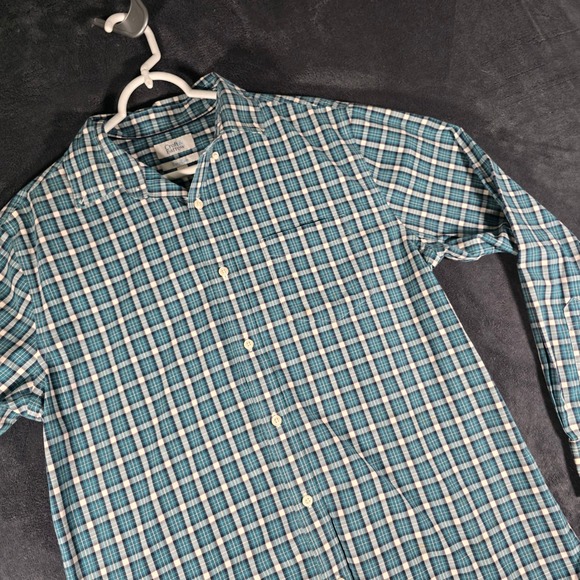 Croft‎ & Barrow Easy Care Plaid Button Down Long Sleeve Shirt Medium - Picture 1 of 8